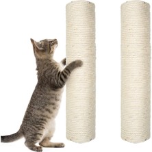 Odea Tr 25,4 cm Kedi Tırmalama Yedek Direkler Sisal Yedek Tırmalama Direği Kediler Için Küp Kule Yavru Kediler Kazıma Direği Levrek Interaktif Oyuncaklar Mobilya Aksesuarları Ağaç 2'li Paket M8 Vidalar Bey