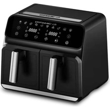 Odea Tr Pro Cooker Air Fryer 8 Litre 2 Hazneli Siyah
