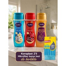 Odea Tr 3'lü Set Body Scrub Duş Jeli, Pink Delight 650 ml + Gold 650 ml + Lotus 650 ml