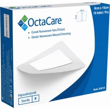 Odea Tr Octacare Yapışkanlı Yara Örtüsü, Elastik Nonwoven Yara Bandı, Steril, Hipoalerjenik, 9cm x 10CM, 10 Adet (10 Lu Paket)