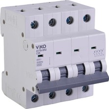Odea Tr 4VTB-4C25 Otomatik Sigorta 4,5ka C Tipi 4 Kutup 25A