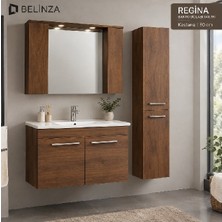 Belinza Regina Banyo Dolabı Takımı Kestane 80 cm