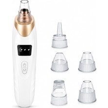 Odea Tr Auhma AHB01 Vakumlu Siyah Nokta Temizleme Cihazı – 3 Kademeli Emiş Gücü, 5 Farklı Başlık, USB Şarjlı Kablosuz Gözenek Temizleyici, Yağ ve Kir Temizleme, Yüz Cilt Bakım Cihazı
