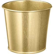 Odea Tr Daıdaı Galvanizli Çelik Saksı - Gold Pirinç Rengi - 9 cm