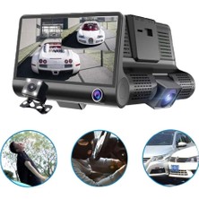 Odea Tr D-218 1080P Fhd 4 Ekran 3 Kameralı Araç Içi Kamerası