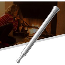 Odea Tr Teleskopik Ateş Başlatıcı 63 cm Paslanmaz Çelik Üfleme Borusu Kamp ve Outdoor Etkinlikleri Için Pratik ve Dayanıklı Tasarım, Kamp,mangal, Barbekü, Piknik Acil Durum Ateş Başlatıcı Boru