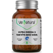 Venatura Ultra Omega 3 - 30 Kapsül Takviye Edici Gıda Yetişkinler İçin