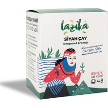 Odea Tr Lazika Siyah Çay – Bergamotlu, Mayıs Hasadı, 48'li Demlik Süzen Poşet, Tozsuz ve Çift Filtreli (Bergamotlu Siyah Çay)