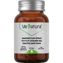 Venatura Magnezyum Sitrat ve P-5-P 60 Tablet