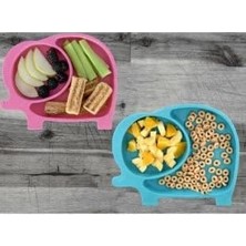 Odea Tr Tineke Fil Model Bölmeli Çocuk Mama Tabağı (2 Li 1 Adet Mavi 1 Adet Pembe)