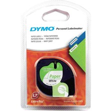 Odea Tr Dymo Letratag Beyaz Kağıt Şerit, 12MM x 4m, S0721510