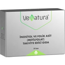 Venatura Inositol ve Folik Asit (Metilfolat) 20 Şase Türkiye Menşeli Takviye Edici Gıda
