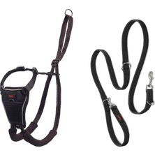 Odea Tr No Pull Yemek Takımı ve Antrenman Tasması Kombi Paket, Stop Dog Pulling On Walks With Halti, Includes Medium Halti No Pull Harness And Double End Lead