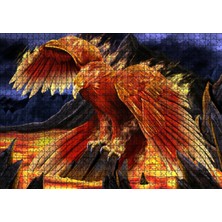 Odea Tr Cakatablo Fantezi Hayvanlar Anka Kuşu Sanatsal Görsel 1000 Parça Puzzle Yapboz Mdf Ahşap
