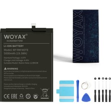 Woyax By Deji Redmi Note 12 Cep Telefonu Uyumlu Premium Batarya