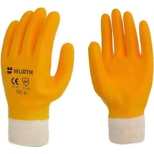 Würth Nitril Iş Mekanikçi Teknisyen Usta Eldiveni Sarı No: 10 (1 Çift)