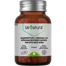 Venatura Magnezyum L-Treonat ve Köknar Ekstresi 90 Kapsül