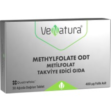 Venatura Metilfolat ODT 400 Mg 30 Tablet Folik Asit İçeren Takviye Edici Gıda