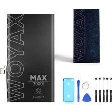 Woyax By Deji iPhone 17 Cep Telefonu Uyumlu Premium Batarya