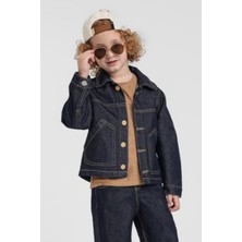 Jacklions Erkek Bebek 1-5 Yaş Cep Detaylı Denim Ceket Lacivert