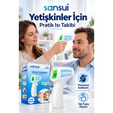 Sansui Oda - Sıvı - Nesne ve Vücut Sıcaklığı Ölçer - Temassız Kızılötesi Ateş Ölçer