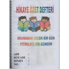 Kırtasiyeciniz hikaye özet defteri 25 sayfa önlü arkalı 50  sayfa renkli