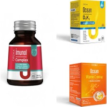 Ocean Imunol Complex+Vitamin C TABLET+D3K2 Damla