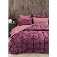 Goldroom Kadife Confort Çift Kişilik Uyku Seti 6 Parça 230X240