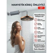 Rivermag Güçlendirilmiş 6 Mıknatıslı N52 Manyetik Kireç Kırıcı Önleyici Gri 1/2 Beyaz Eşya Banyo Tesisatı