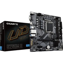 Gigabyte Gıgabyte B760M H Ddr5 8000MHZ 1xvga 1xhdmı 1xm.2 USB 3.2 Matx 1700P (12. / 13. ve 14. Nesil Işlemci Uyumlu)