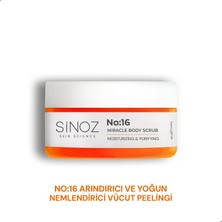 Sinoz No:16 Yoğun Nemlendirici, Besleyici Ve Arındırıcı Vücut Peelingi 300 gr
