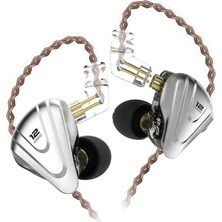 Kz Zsx Terminator Hibrit Sürücü Hi-Fi In Ear Monitör Kablolu Kulak Içi Kulaklık (Türkiye Resmi Distribütöründen - 2 Yıl Garanti) Siyah-Type-C - Mikrofonlu