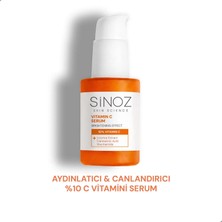 Sinoz Aydınlatıcı Canlandırıcı %10 C Vitamini Yüz Serumu 30 ml