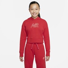 Nike G Nsw Aır Ft Crop Hoodıe Çocuk Sweat DM8372