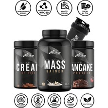 Peak 2 Hacim Paketi 6 - 1 Adet Mass Gainer 3 kg Vanilya + 1 Adet Cream Of Rice 1 kg Çikolata + 1 Adet Protein Pancake 750 gr Çikolata + 1 Adet Shaker