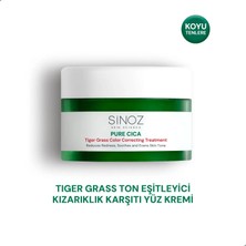 Sinoz Pure Cica Tiger Grass Anında Ton Eşitleyici Onarıcı Yüz Bakım Kremi 15 ml