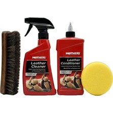 Mothers Leather Cleaner & Conditioner Kit - Deri Temizlik ve Bakım Seti - 4 Parça