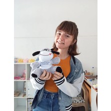 Herbal Accessory Aramıza Hoş Geldin Minik Kuzum Yazılı Peluş Eşek