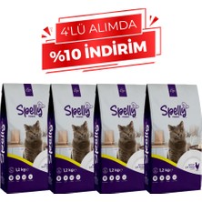 Spelly Yetişkin Kedi Maması Tavuklu 1,2 kg x 4 Adet - Toplam 4,8 kg