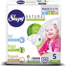 Happy Trend Natural Bebek Bezi (Sıfır Karbon) 5 Beden Junior, 24 Adet