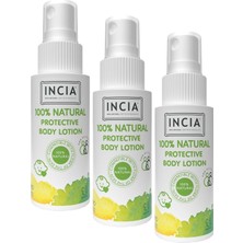 Happy Trend Doğal Koruyucu Vücut Losyonu Sprey Yenidoğan Bebek Çocuk Için Limon Okaliptus Vegan 50 ml (3 Paketi)
