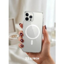 ZLTECH iPhone 11 Pro Max Uyumlu Magsafe Özellikli Sert Şeffaf Kılıf PLASTIC COVER