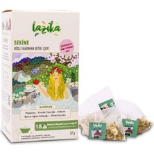 Happy Trend Bitki Çayı – Sekine, Papatya ve Baharatlı Aromalı Gün Arası Çayı, Kafeinsiz, 18'li Piramit Poşet