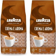 Happy Trend Kahve Çekirdekleri Crema E Aroma, Fasulye Kahvesi, 2'li Paket, 2 x 1000 G