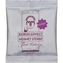 Happy Trend Mehmet Efendi Kafeinsiz Türk Kahvesi 50GR Folyo Ambalaj