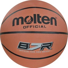 Happy Trend Kahverengi Basketbol Topu B7R2-T Indoor Outdoor Top Kaucuk