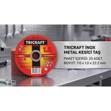 Happy Trend Inox Metal Kesici Taş, 115 x 1.0 x 22 Mm, 25 Adet