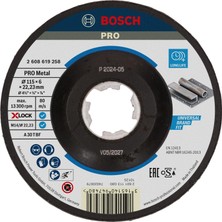 Happy Trend X-Lock Aksesuarları, Taşlama Diski, Gri, 115 Mm, 1 Adet
