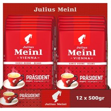 Happy Trend Meinl President Çekirdek Kahve, 500 G x 12 Adet
