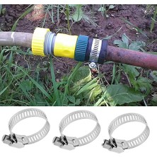 Happy Trend 10'lu Metal Hortum Kelepçesi Seti – 8-18 mm / 11-20 mm / 13-23 mm / 18-25 mm / 14-27 mm | Ayarlanabilir Paslanmaz Çelik Kelepçe Seti, Su – Hava – Yağ Hatları Için